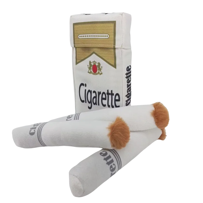 Divertido rompecabezas interactivo de peluche para perros, juguete para masticar con cigarrillos chirriantes, juguetes para cachorros, suministros para mascotas - imagen 5