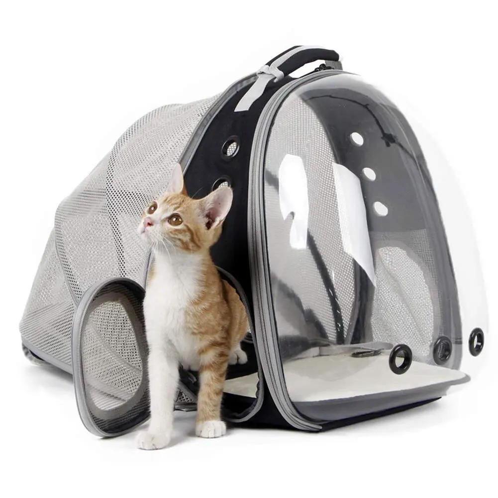 Cápsula transportadora portátil para mascotas, bolsa de hombro para gatos y astronautas, mochila plegable para perros, tienda de campaña de gran espacio, jaula de burbujas, suministros para mascotas - imagen 2