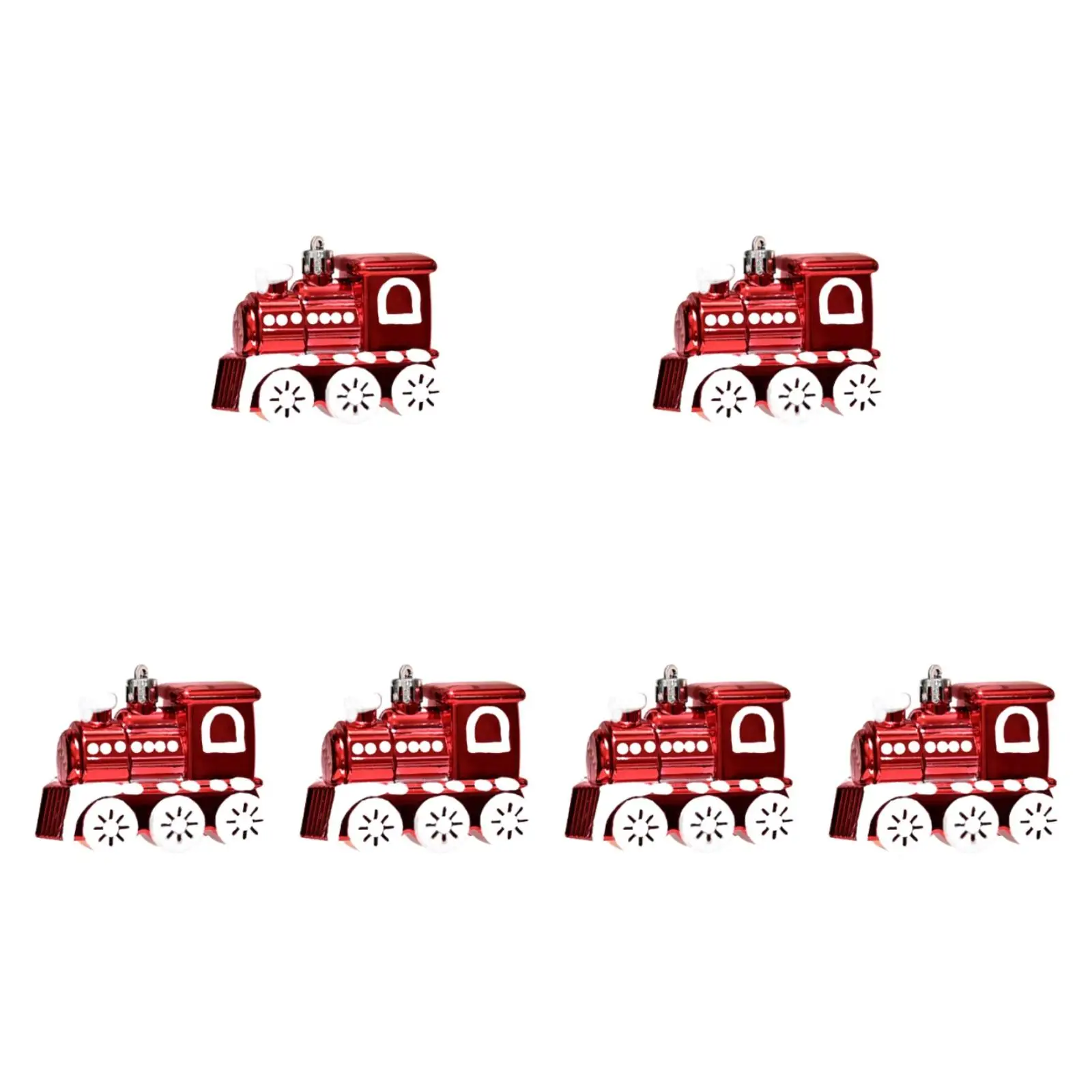 Adorno de árbol de Navidad, colgante de árbol de Navidad, decoración navideña resistente de dibujos animados única para el hogar, dormitorio, porche, balcón de invierno, 6 uds. - imagen 3