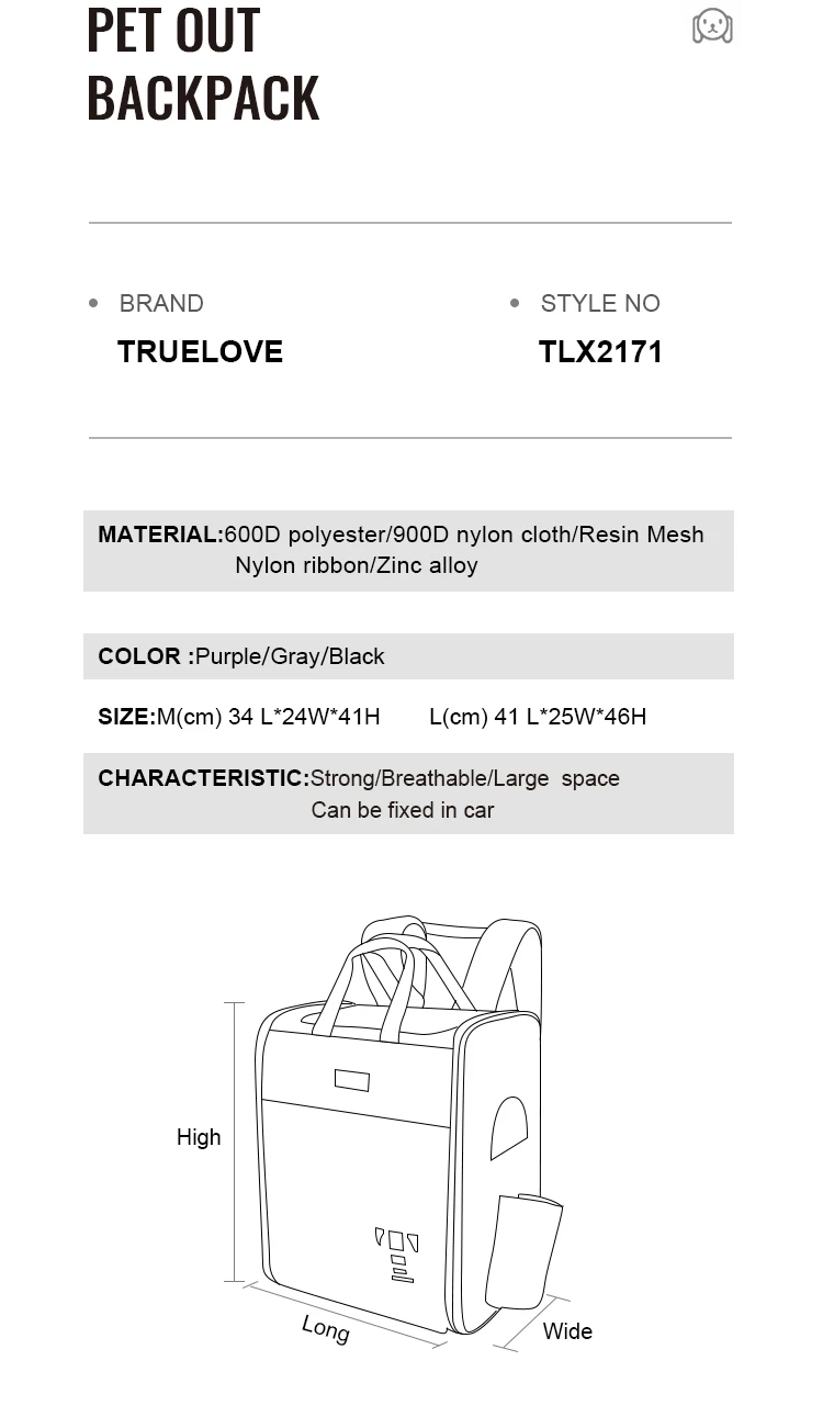 Pocket carrying bottle small mesh window proper ventilation heads out sightseeing Two ring attaching car seat belt keep pet safety