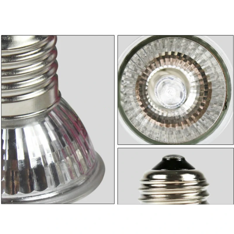 Lámpara UV para reptiles, Bombilla calefactora para tortugas, lagarto, hámster, controlador de temperatura, accesorios para reptiles, suplemento de calcio, 25W/50W/75W - imagen 2