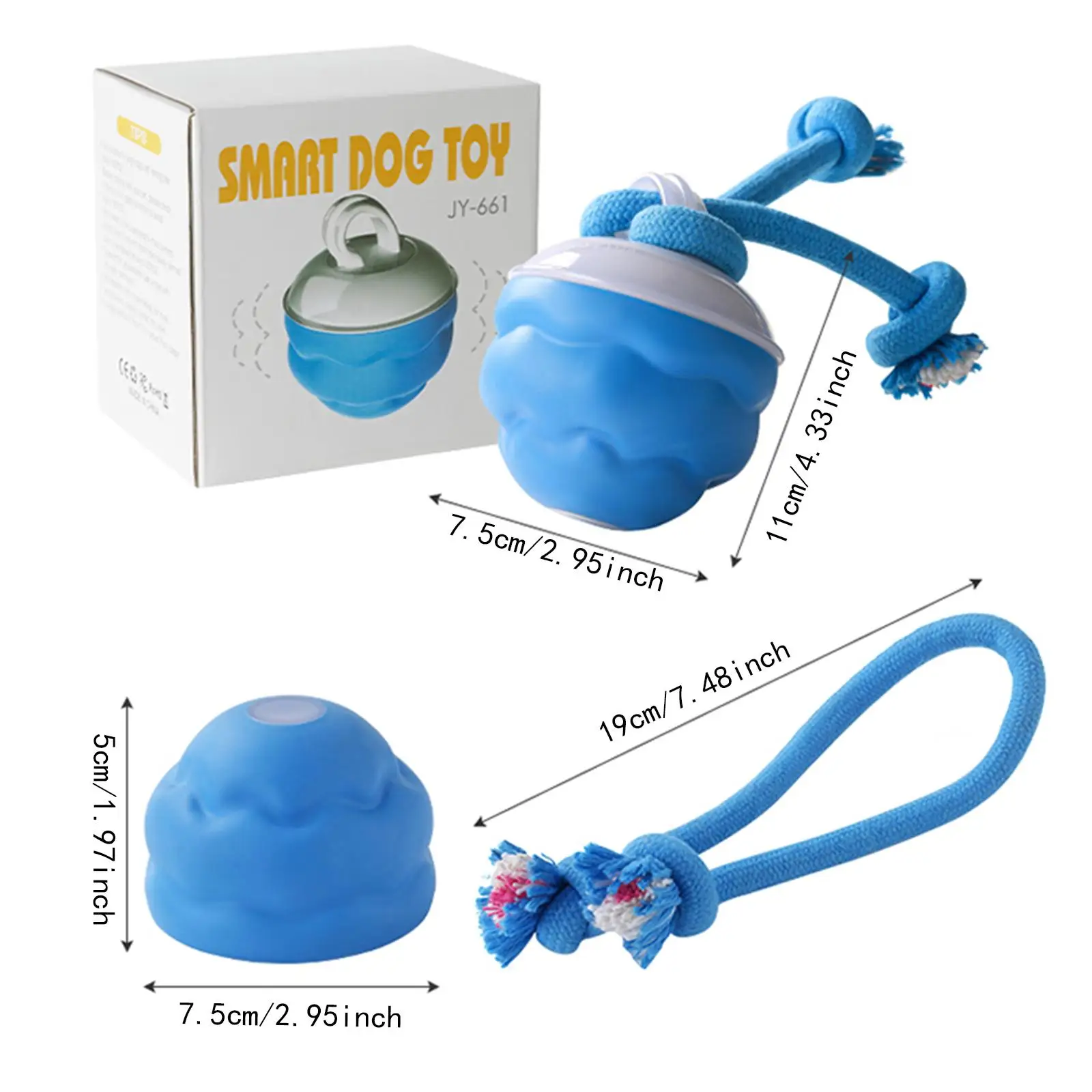 Dog Toy Automatic Spinboll Ball Gift Bite Resistant Moving Interactive Ball