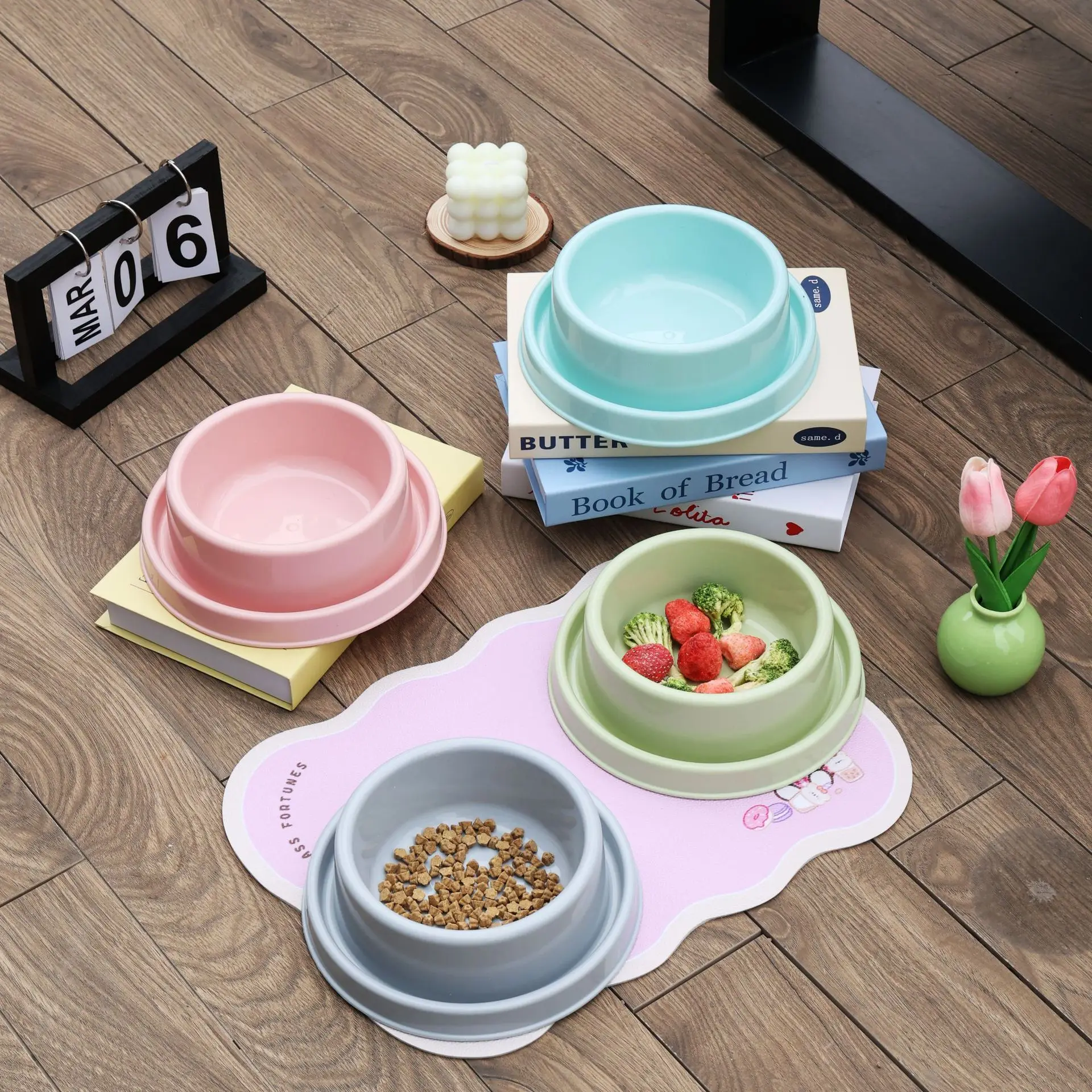 Platos antideslizantes para perros y gatos - base estable y duraderos - imagen 2