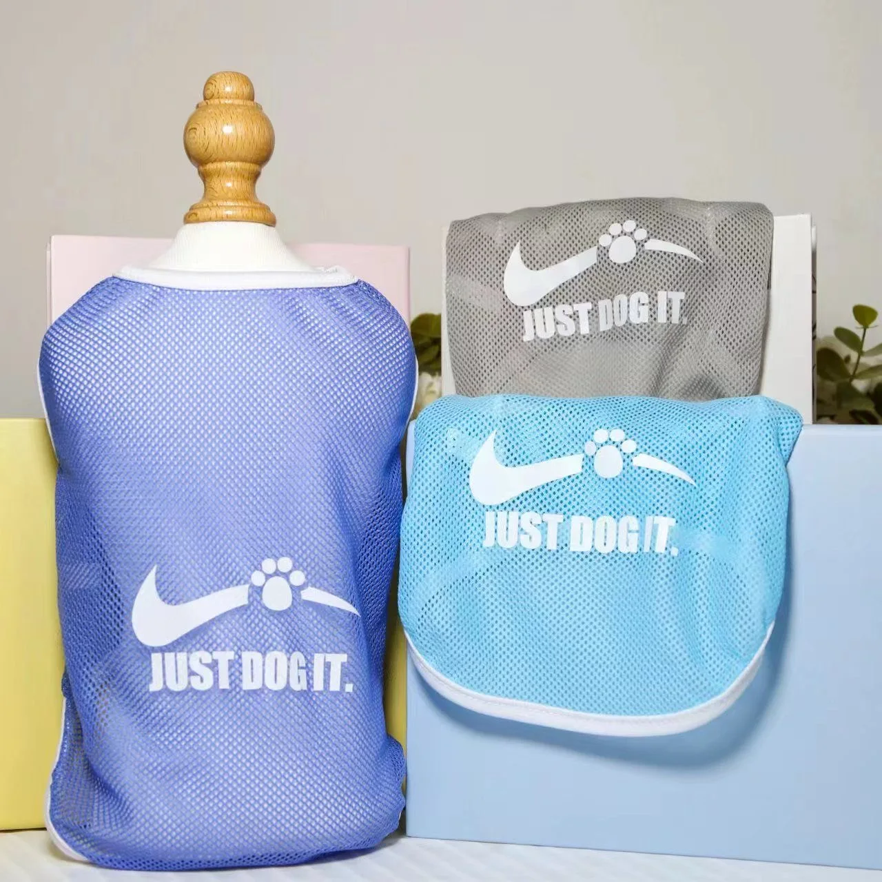 Chaleco Sumer para perros, chaleco refrescante de malla transpirable para perros, ropa deportiva bonita, ropa para cachorros, traje D, ropa para perros - imagen 5