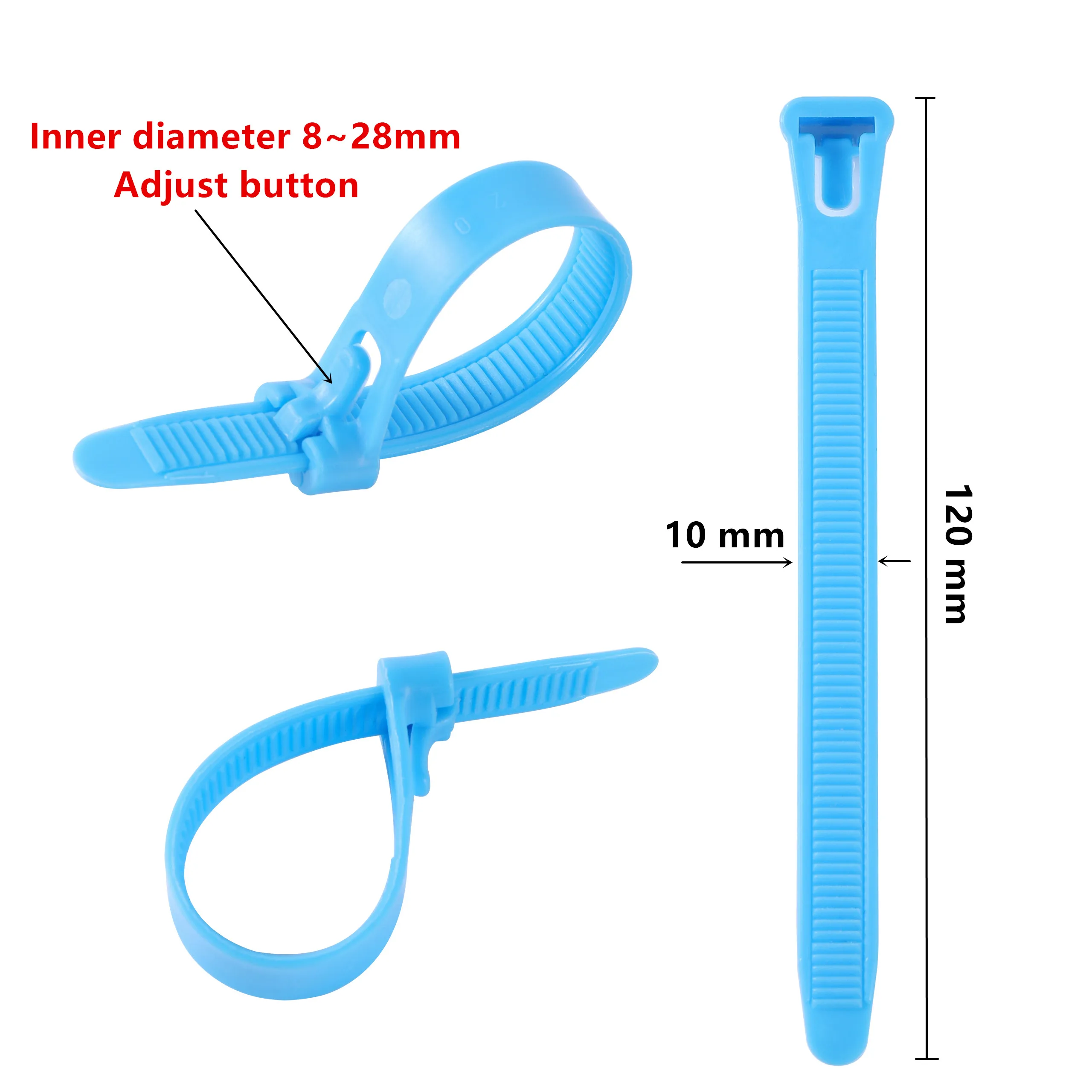 Anillo de pie de pollo ajustable de 8-28mm, n. ° 001 ~ 050, Anillo de pie de pato de ganso de pavo, anticaída reutilizable, Anillo de pie de transporte de aves de corral, 50 piezas