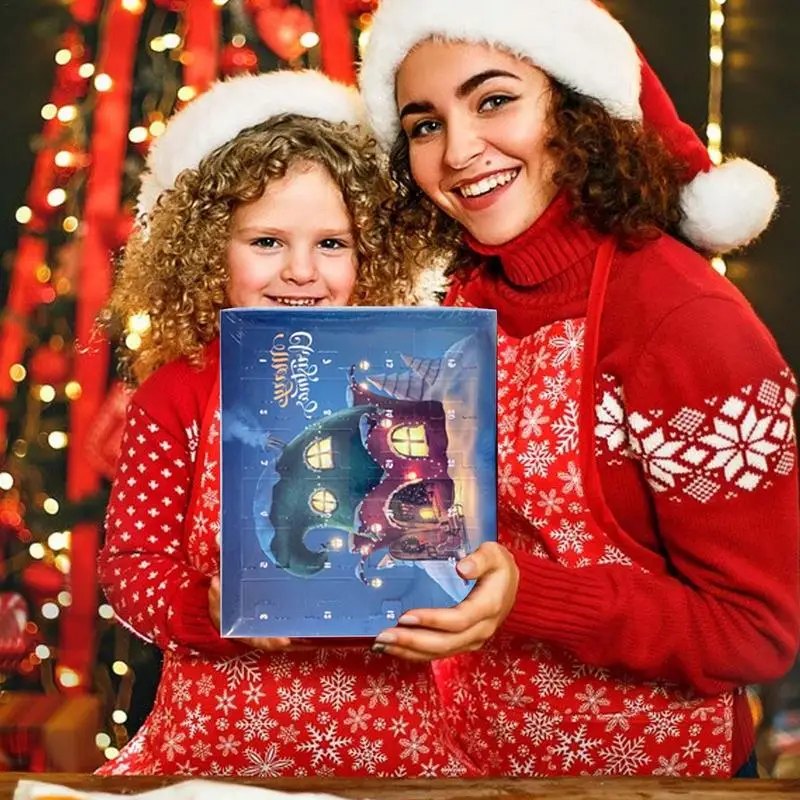 Pulsera de Adviento de 24 días para manualidades, decoración de temporada de Navidad para novias, esposas, amigos e hijas - imagen 3