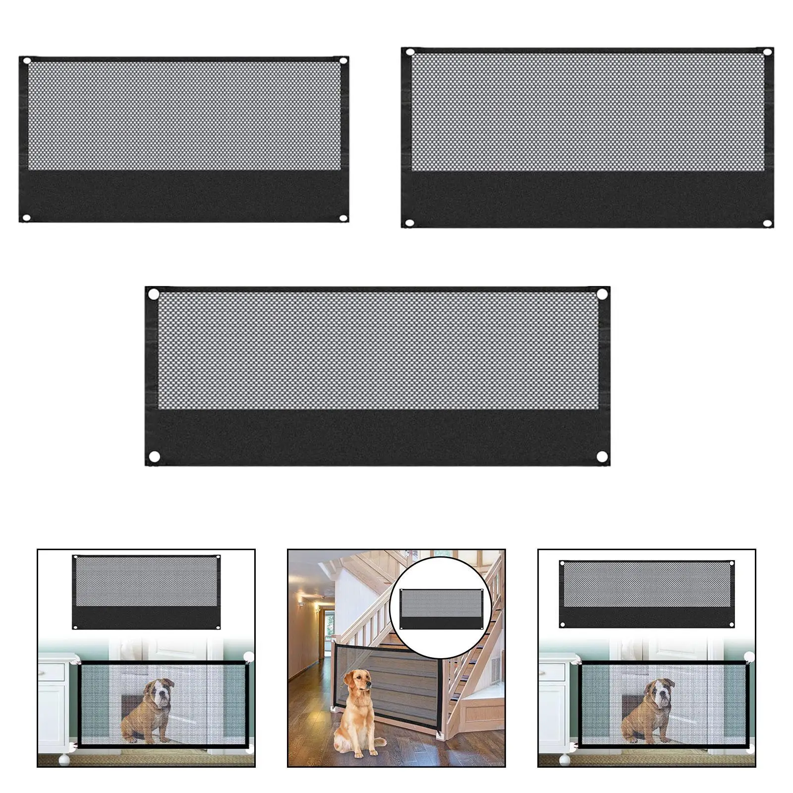 Valla de puerta para mascotas, recinto alto para mascotas, puerta a través de pantalla, barrera para animales pequeños para erizo, gatos pequeños, descanso de juego - imagen 4