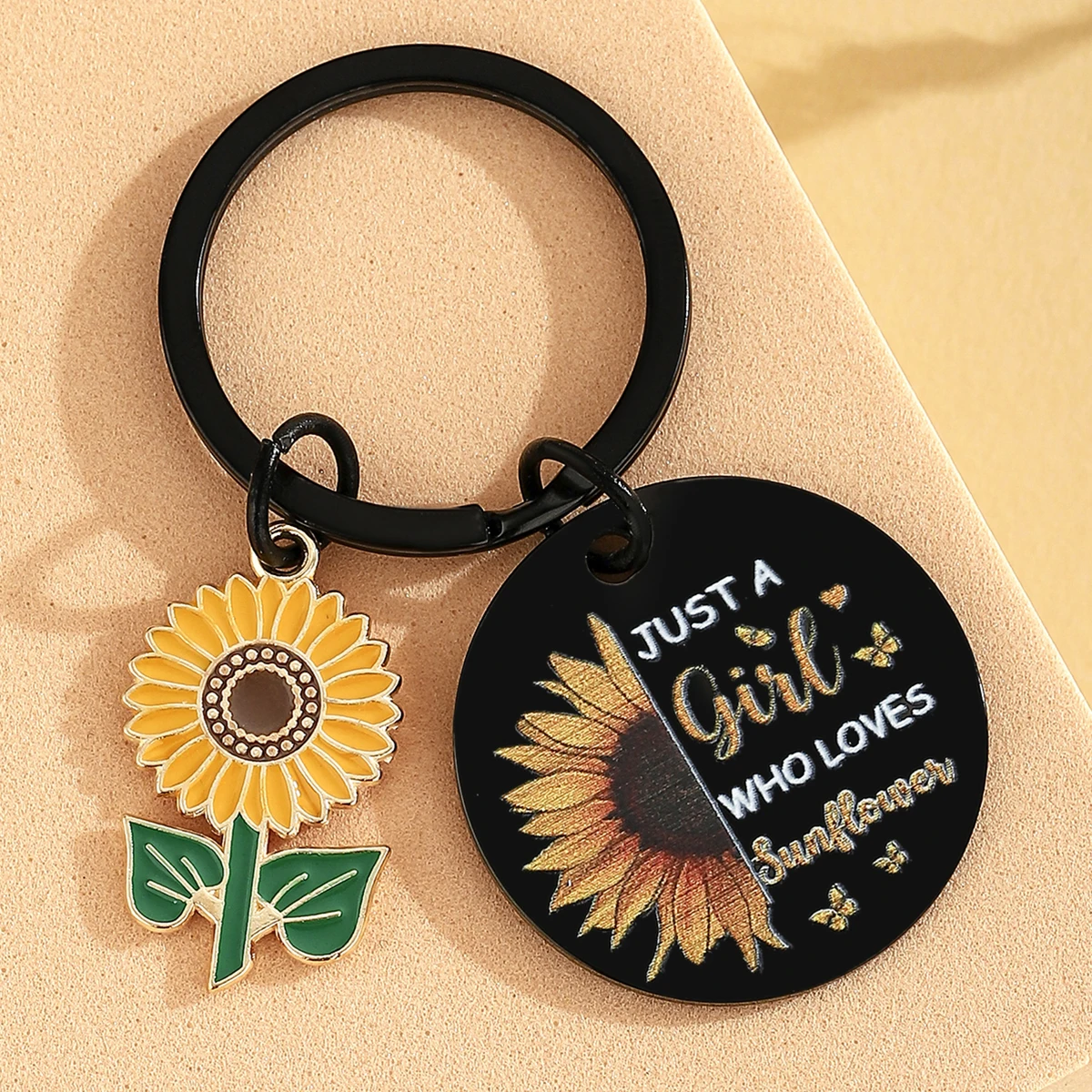 Regalos de girasol para mujeres y niñas, el mejor llavero de girasol, regalos para cumpleaños, Navidad, sol, regalo - imagen 5