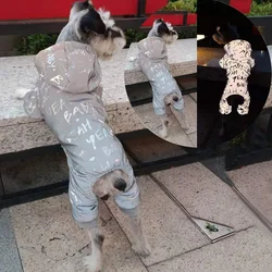 Abrigo reflectante invernal para perros pequeños tipo Chihuahua