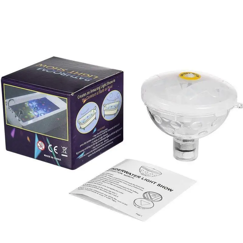 Luces de piscina Multicolor que cambian, RGB, impermeable, recargable, luces de fiesta - imagen 5