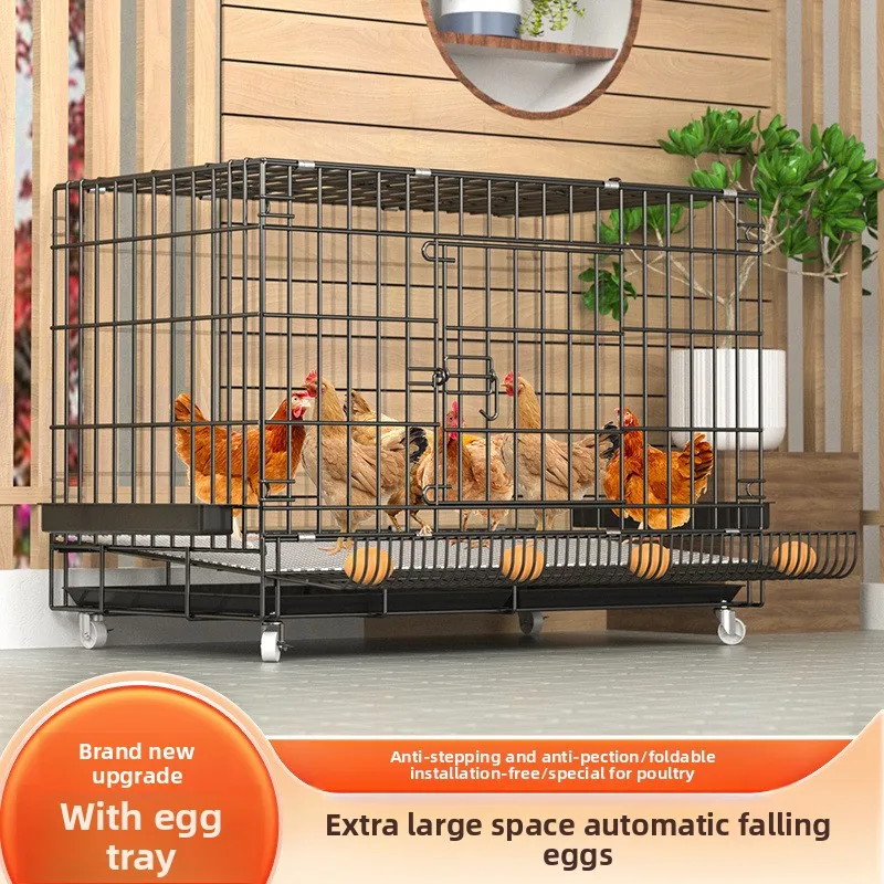 Gallinero plegable para criar gallinas y recoger huevos – Interior y exterior - imagen 4