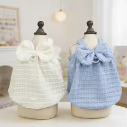 Vestido de princesa para perro y gato – Falda burbuja con lazo