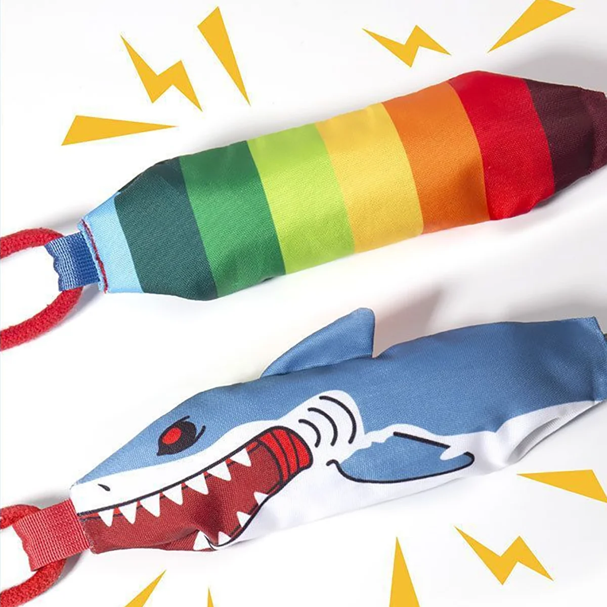 Juguete interactivo para tirar de nudos al aire libre para perros, juego de ejercicio masticable, cuerda para tirar de tocones de árboles divertidos, efecto de sonido - imagen 4