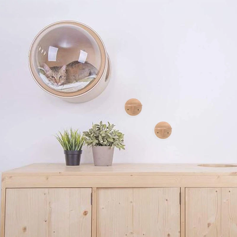 Cama capsula de pared para gatos - Estetica moderna - imagen 3