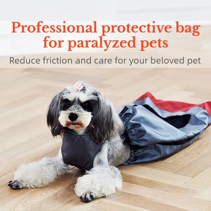 Bolsa de arrastre protectora para perros con parálisis trasera - imagen 4