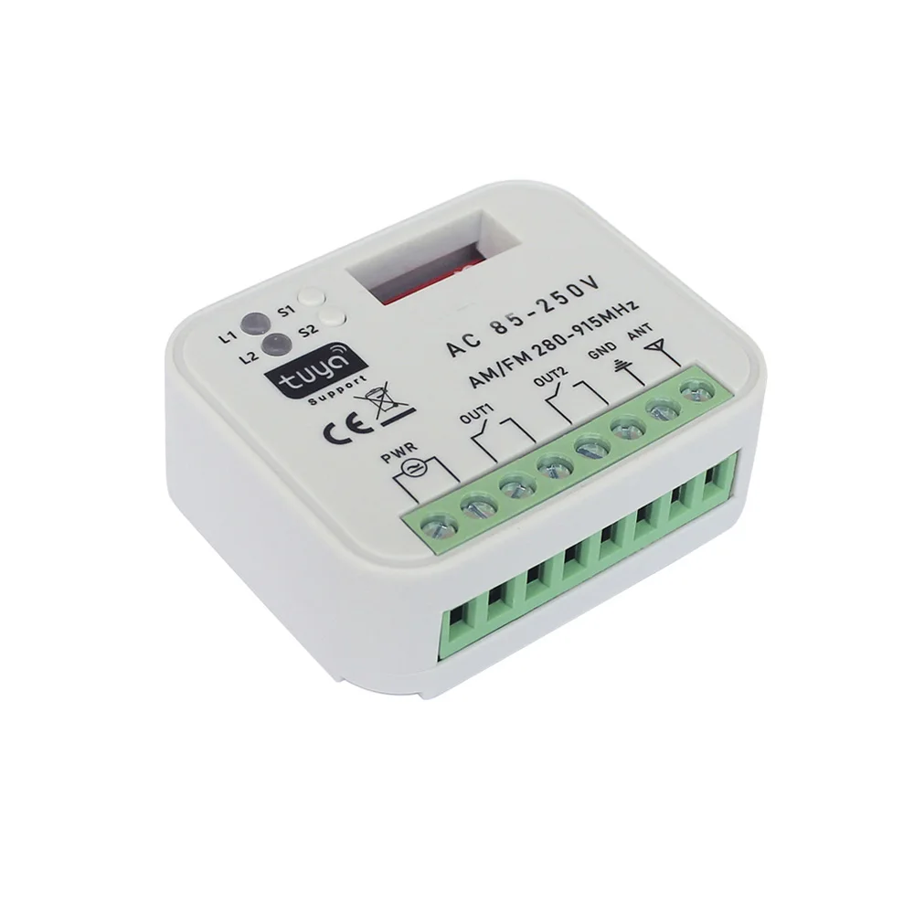 Tuya receptor WiFi para puerta de garaje multifrecuencia con mando - imagen 4