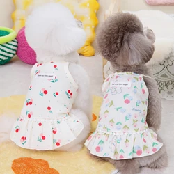 Vestido con capucha para perros pequeños – Verano, tirantes