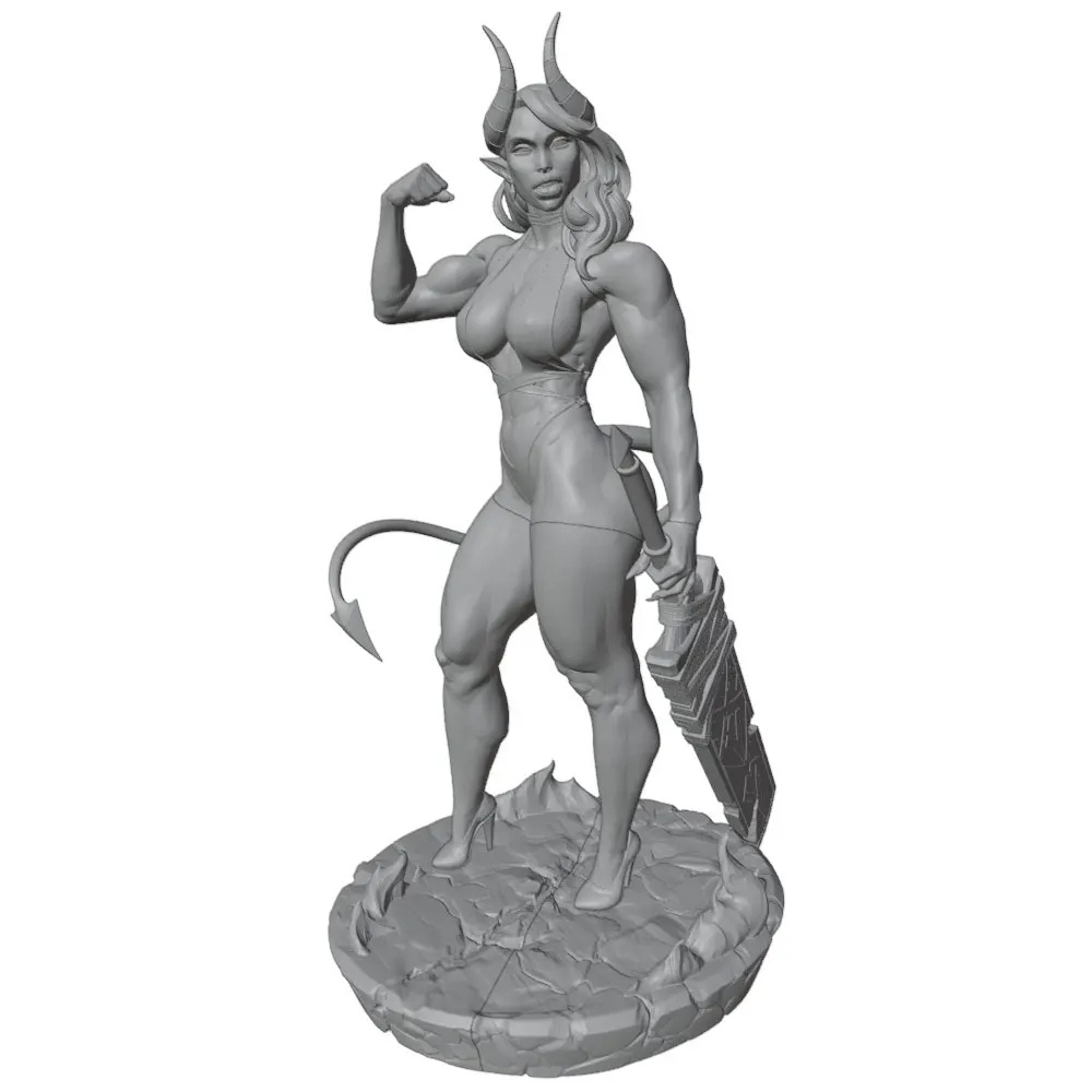 Miniatura de Anime 1/24 – Figura decorativa GK sin pintar