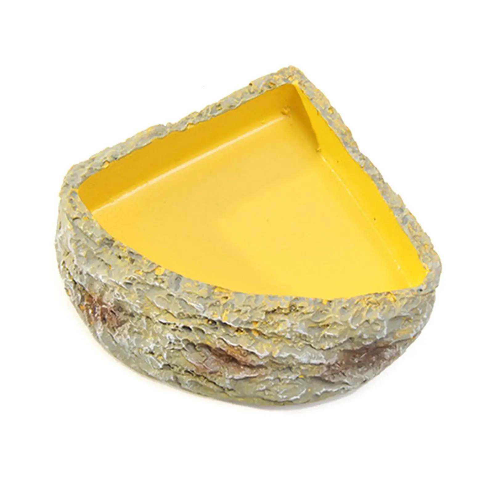 Reptile Water Dish Reptile Feeder Feeding Bowl Food Dish for Leopard Gecko Bearded Dragon