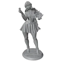 Figura decorativa 3D de resina lista para gato o perro