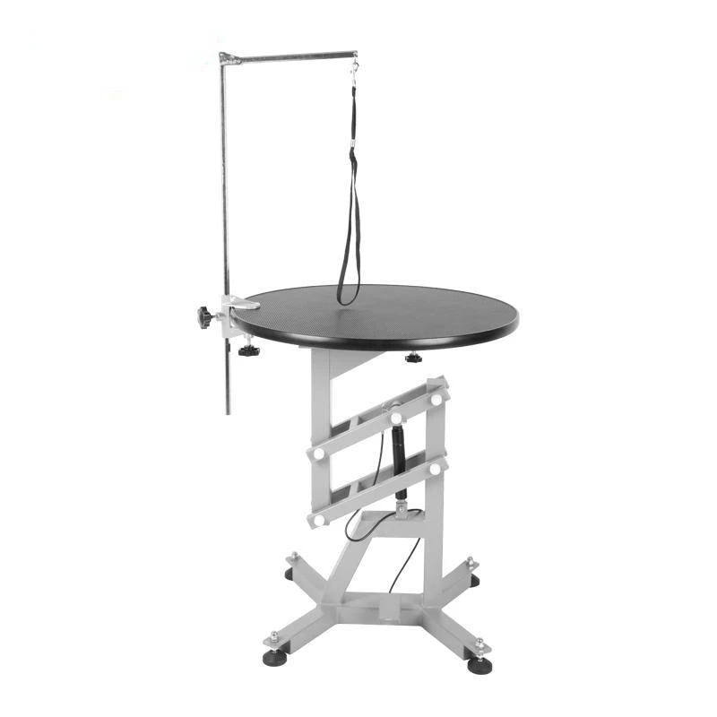 Mesa de cizalla rotativa de Elevación neumática, equipo de aseo para mascotas, modelado de belleza, osito, gato y perro - imagen 2