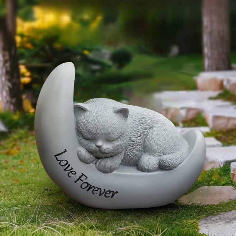 Urna de cenizas forma luna para perros y gatos - imagen 2