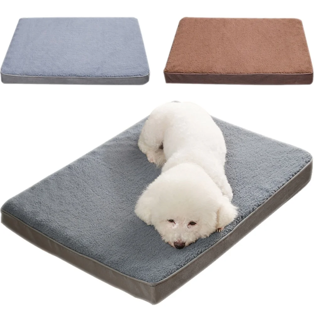 Estera de cama para perros con cremallera, colchón extraíble para mascotas, estera para dormir para perros, colchón lavable para perros, cojín para mascotas, adecuado para el invierno