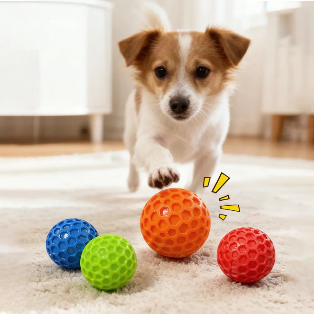 Juguete masticable para perros de caucho natural resistente con sonido - imagen 5