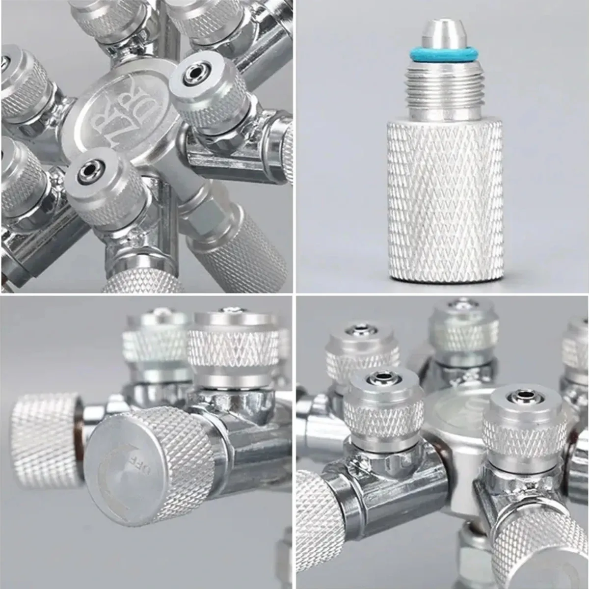 Distribuidor de CO2 con válvula de aguja de acero inoxidable - imagen 2