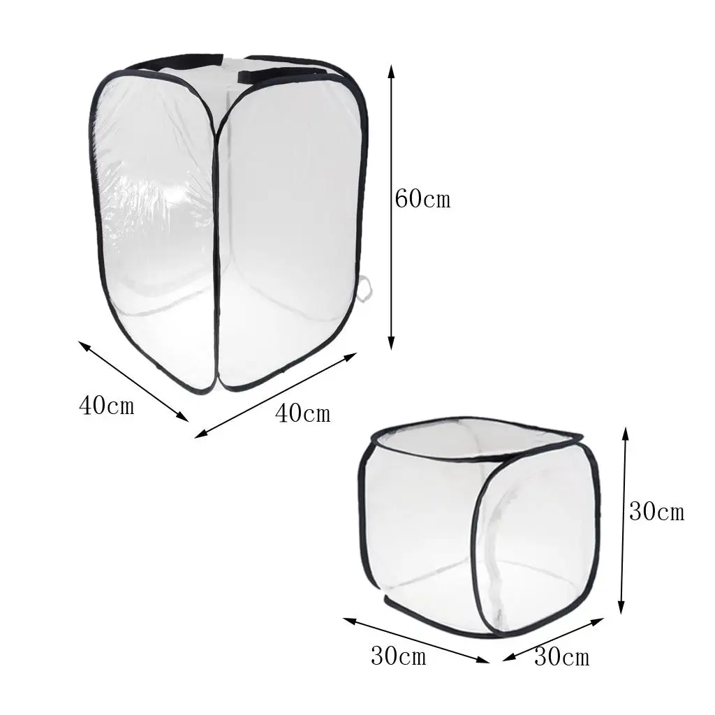 Butterfly Habitat Cage,Foldable Insect Habitat Cage Terrarium Up,Easy Zip-Open