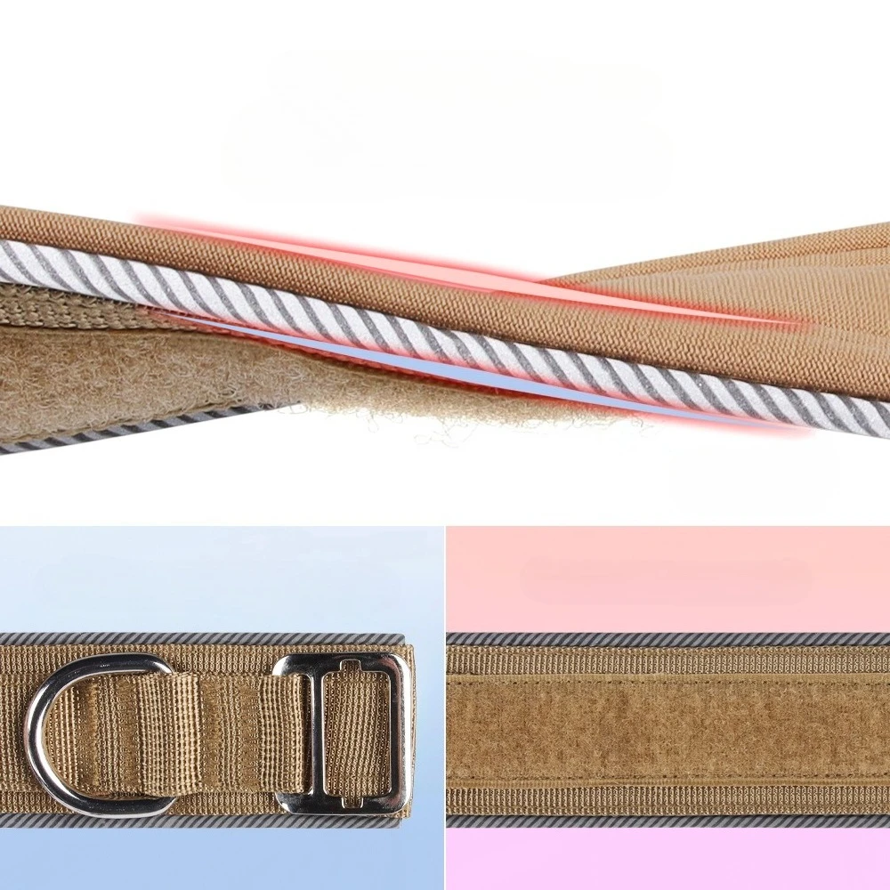 Collar reflectante táctico para perros grandes – Seguridad en paseos - imagen 4