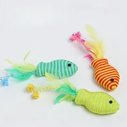 2 uds/3 uds pez gato juguete cuerda bola gatito auto juguete jugando masticar morder juguetes para mascotas interactivos