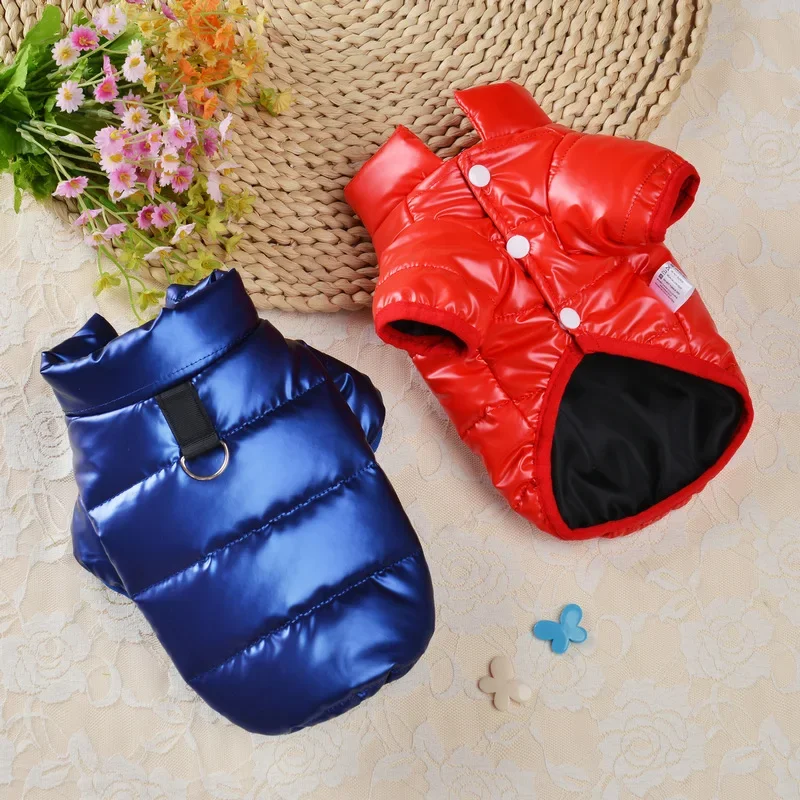 Abrigo de invierno con capucha para perros, chaqueta cálida impermeable para cachorros, chaleco ligero acolchado para mascotas, ropa para perros pequeños - imagen 2
