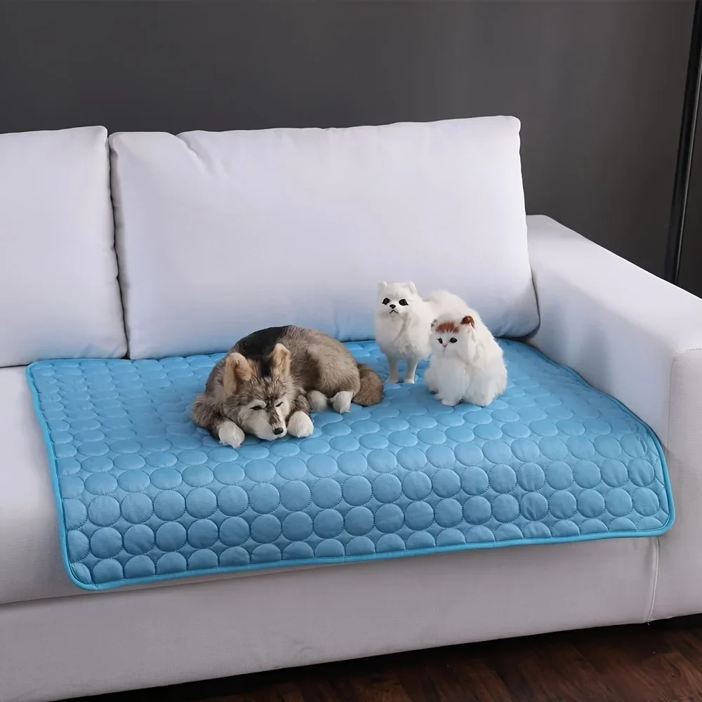 Estera refrescante para perros y gatos, cama fría de verano para mascotas, Extra grande, accesorios para mascotas, manta duradera para gatos, sofá, manta con almohadilla de hielo - imagen 2