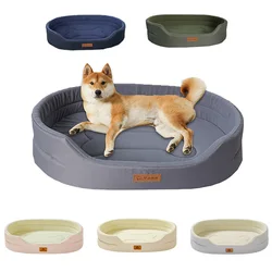 Cama reversible para perro con forro polar y base impermeable