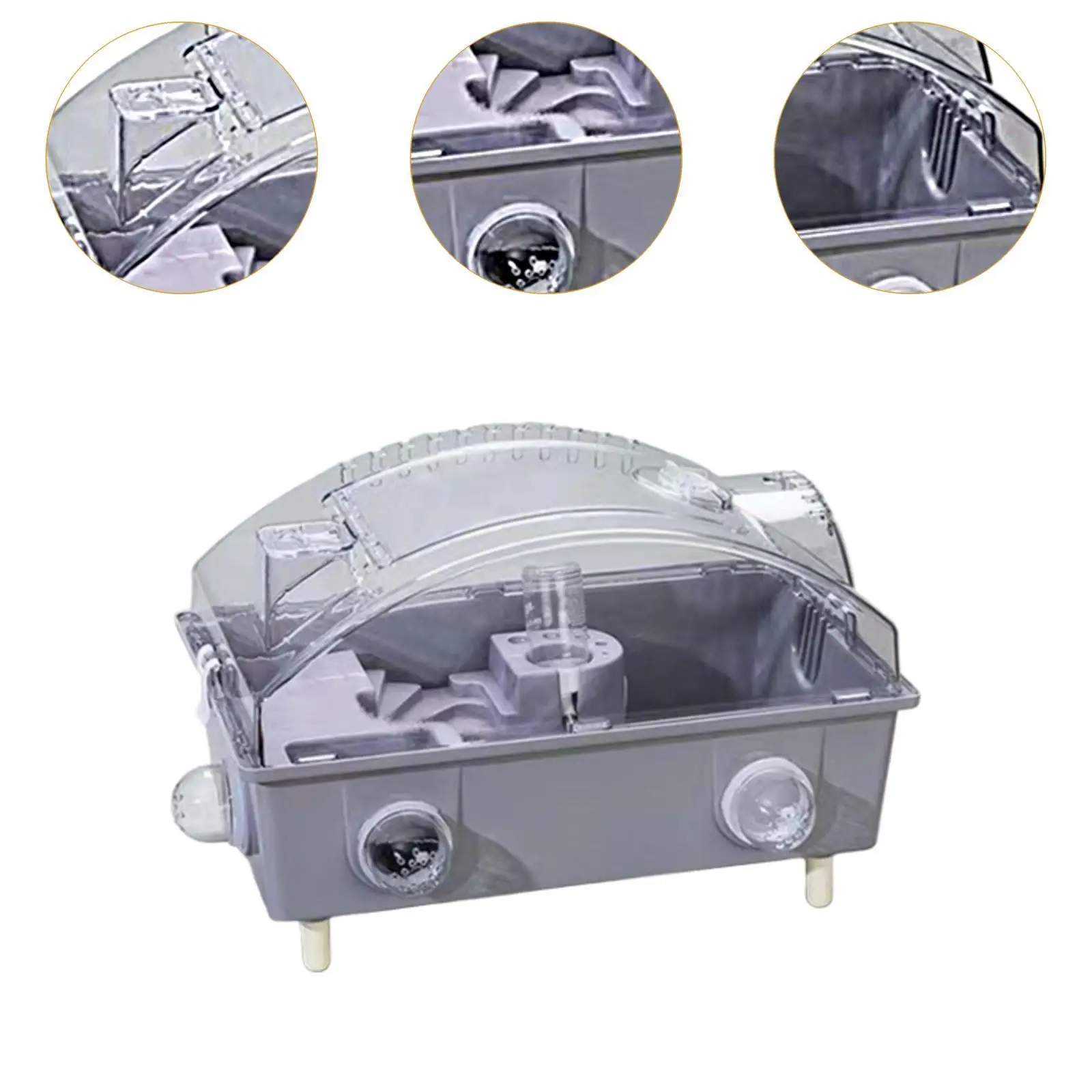 Hamster Cage Openable Top with Water Bottle 2 Tier Pet House Exercise Playing House for Rats Mice Gerbils Bunny Small Animals