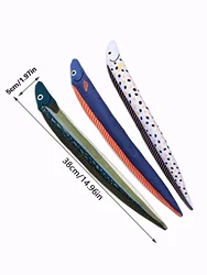 Juguete en forma de anguila para gatos - lona, menta, crujiente