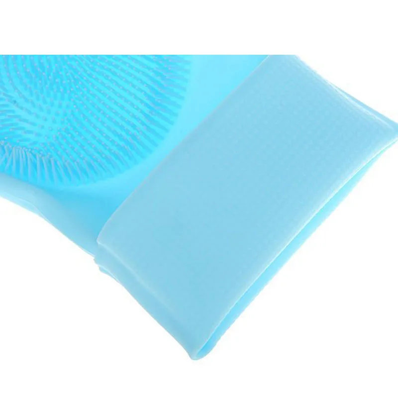 Un par de guantes de aseo para mascotas, baño para perros y gatos, peine de silicona para deshedding, cepillo de limpieza, guantes para depilación, protección de la piel de las manos - imagen 3