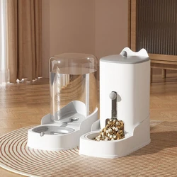 Dispensador automático 2 en 1 para gatos y perros – Agua y comida