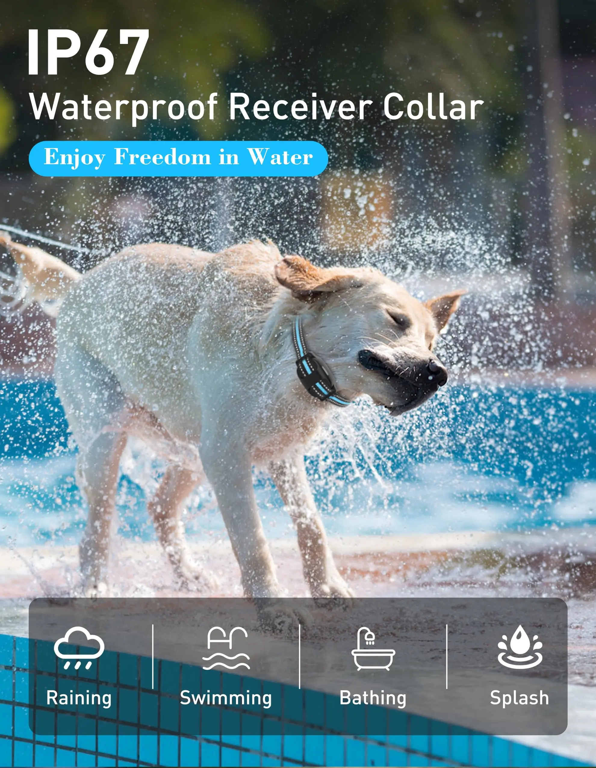 Lightest Dog Training Collar for Small Dogs & Medium, Ultra-Small Training Collar with Beep Vibration, Light for Night Walks - imagen 4