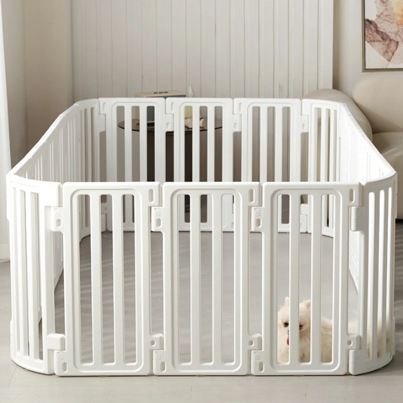 Valla grande para perros, parque infantil de lujo para perros, accesorios de seguridad, jaula para cama para cachorros, recinto para mascotas, barrera para perros, vallas de actividades para bebés - imagen 3