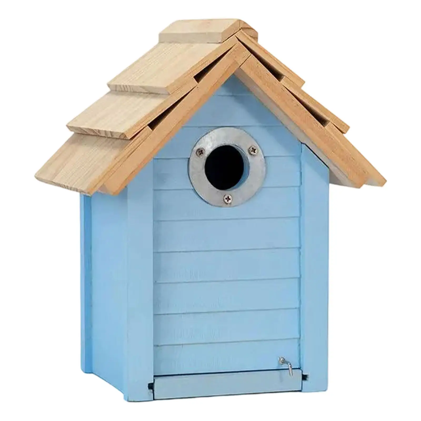 Bird House Decorative Wood Nest Bird Nest for Small Birds Bird Viewing