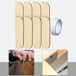 Relleno de bisagra de madera con adhesivo para muebles