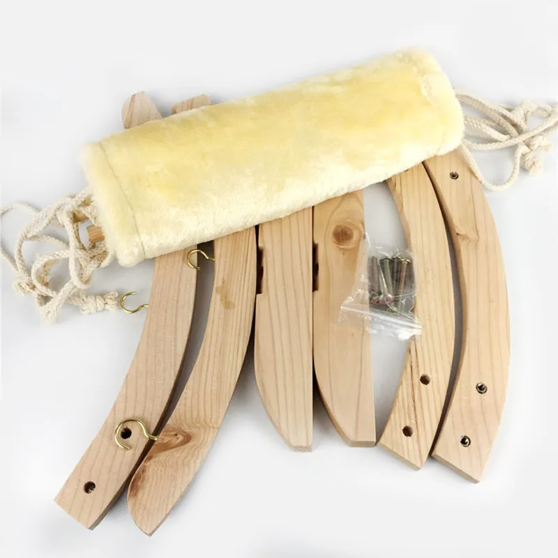 Hamaca colgante de madera para gatos y perros – Nido desmontable colgante - imagen 5