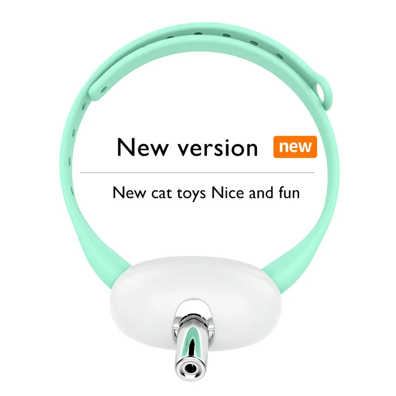 Juguete inteligente para gatos, LED láser, recargable por USB, Collar mágico ajustable, juguete para gatos, accesorios de entrenamiento interactivos - imagen 3