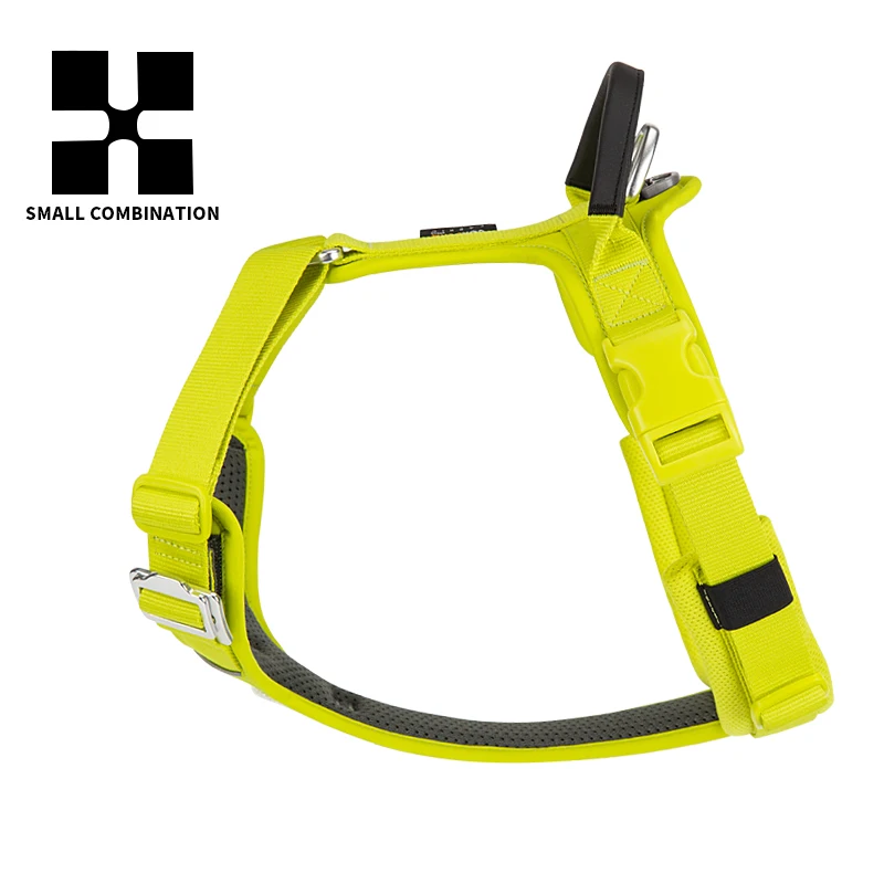 Arnés reflectante de nailon para perro, chaleco suave y ajustable para caminar al aire libre y correr, combinación pequeña para mascotas medianas y grandes - imagen 2