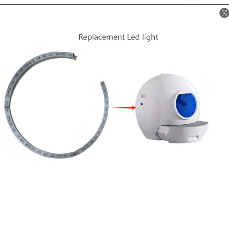 Accesorio de repuesto para caja de arena para gatos Els, reemplaza la luz Led de 3 colores para bepan inteligente para mascotas els