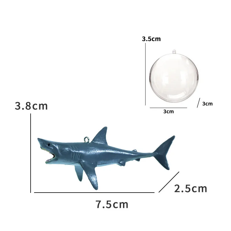 Adorno tiburón blanco flotante para decoración de acuarios y peceras - imagen 2