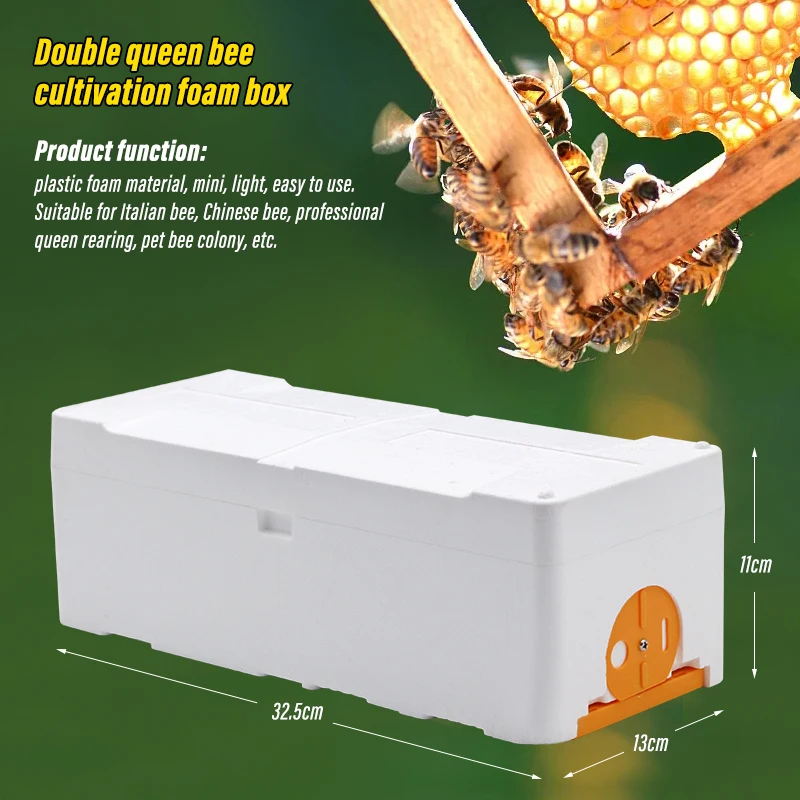 Caja de cría de abejas en espuma EPS y plástico
