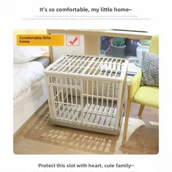 Jaula para mascotas para perros y gatos, jaula de resina para interiores, para perros pequeños y medianos, suministros para mascotas